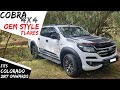 MATTE BLACK FENDER FLARES FITS HOLDEN COLORADO 2017+