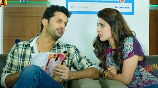 Samnatha And Nithiin Telugu Movie Ultimate Interesting Comedy Scene || Bhale Cinema