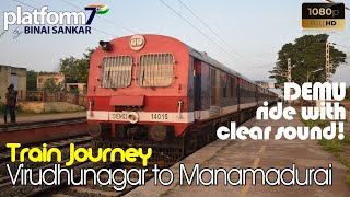 Train Journey | Virudhunagar to Manamadurai by DEMU Special