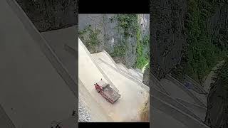 Most Unusual And Dangerous 😱 Road In China #shorts