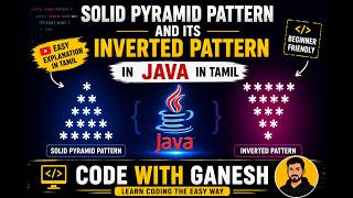 Solid Pyramid Star Pattern Program in Java Tamil | FAQ IT Companies Interview Questions Series 2026
