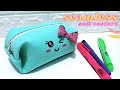 Diy como fazer estojo escolar sem costura | diy craft estojo escolar |  back to school