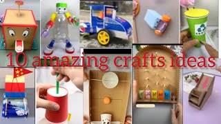 💡10 amazing crafts ideas 💡 #diy #crafts