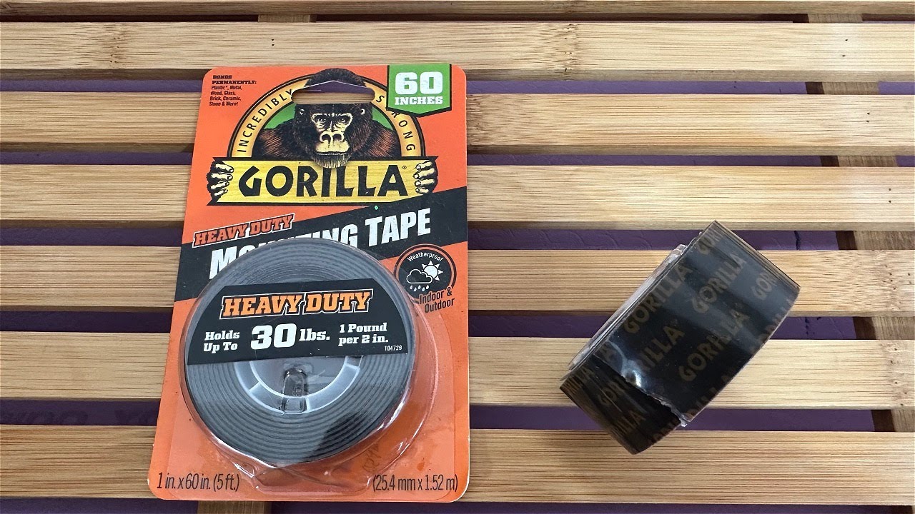 Gorilla Heavy Duty Double Sided Tape - YouTube