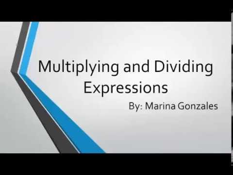 Division and Multiplying Expressions - GED Math Division and Multiplying Expressions - GED Math