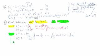 Constrained Bivariate Optimisation