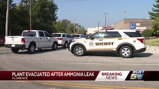Employees evacuated from plant in northern Kentucky after ammonia leak