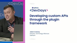 Developing custom APIs through the plugin framework