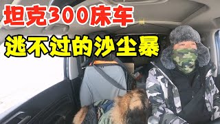 坦克300床车，冬季穿越216羌塘无人区，还是没逃过沙尘暴【小文哥去野】