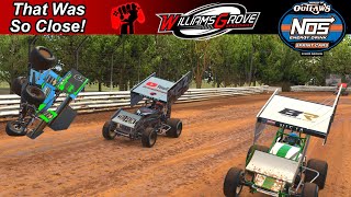 That Was So Close! - Williams Grove - WoO 410 Sprint Cars - iRaicng