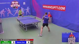 Мороз Константин 1-3 Павлюк Олег Турнир  Восток 4  WIN CUP 23.07.2020 Прямой эфир.Зал 2.