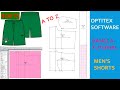 Shorts, Short Pant || How to make Shorts in optitex Software || Short Pant Bangla tutorial ||