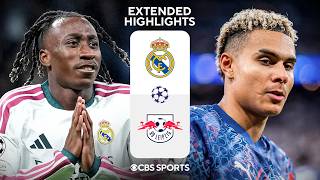 Real Madrid vs. RB Leipzig: Extended Highlights | UCL League Phase MD 3 | CBS Sports Golazo