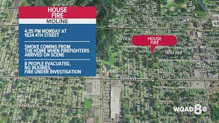 Family displaced following Moline house fire