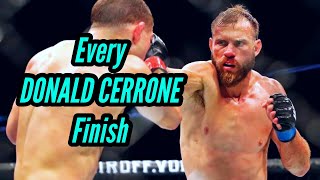 every FINISH in Donald cowboy Cerrone UFC fights l Barboza Siver Perry Story Hernandez ,... l UFC276