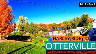 Trip 2 Part 9: Riding to Otterville Ontario on Harley-Davidson Fat Boy 30th Anniversary, HD-S1E22