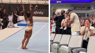 Simone Biles' Family React To Dazzling Routine As She Makes History Yet Again
