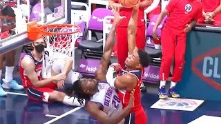 Rui Hachimura puts Isaiah Stewart on a poster | Pistons vs Wizards
