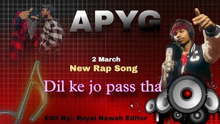 Cahray toh dakha tha lakhon jaha pa | New Rap Song | AGYP | Hindi Song 2024