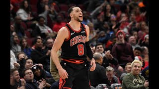 Zach LaVine Catches Fire vs. Pacers, Scores 20-Straight Points For Bulls
