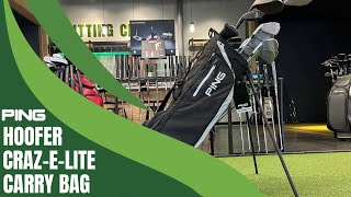 2024 PING Hoofer Craz-E-Lite Golf Carry Bag Overview