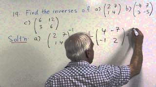 MATH1131 Linear Algebra: Chapter 5 Problem19