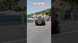 Rolls Royce Ghost Drop Test 5 to 180 Meter - BeamNG.Drive #shorts