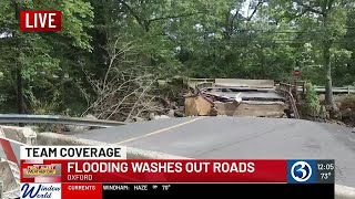 VIDEO: Cleanup underway from severe flooding in Seymour