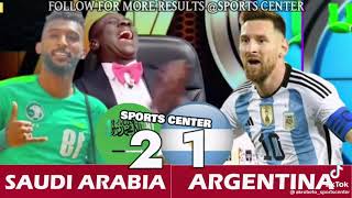 Saudi Arabia 🇸🇦 2 - 1 Argentina 🇦🇷, Akrobeto teasing Messi fans 😂😂😂😂🤣🤣🤣