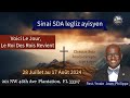 GRANDE CAMPAGNE D'EVANGELISATION  | 07-31-2024 | PAST. YRVAIN JEAN PHILIPPE I Sinai SDA Church