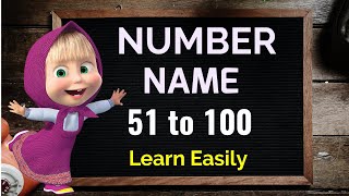 Number Name, Number Name 51 to 100, Number with spelling, Number song, Counting with spelling