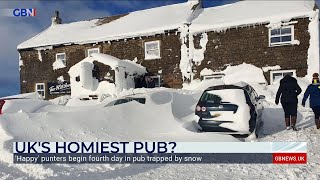 Tan Hill Inn: People spending fourth day trapped in pub after heavy snow caused by Storm Arwen