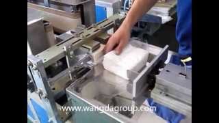 semi auto napkin paper packing machine