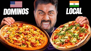 ₹1200 Dominos Vs ₹100 Local Pizza, Which is Worth? | Mad Brothers