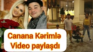 Mətanətin Gəlini Canana həyat yoldaşı Kərimlə VİDEO paylaşdı.Möcüzələrə inanıram