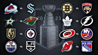 2023 Stanley Cup Playoffs | Round 1 | Every Goal