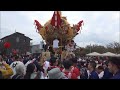 令和5年10月14日（土）　曽根天満宮秋季例大祭　東之町屋台　町廻り