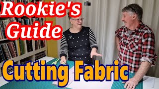 A beginner's guide to safely cutting fabric and learning to use rotary cutter and quilting tools