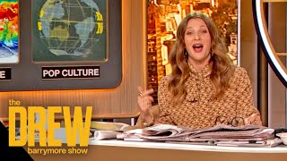 Drew Launches The Drew Barrymore Show’s First Episode with Drew’s News