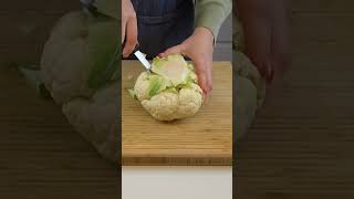 How to Cut Cauliflower Easily Into Florets