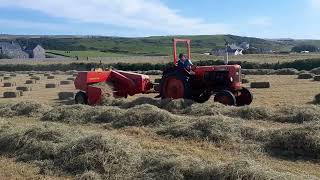 Hay making in Doolin Co.Clare 2022. Nuffield \u0026 Welger Ap45.