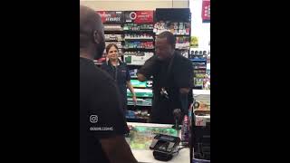 Shawty spots opp in corner store😂😂