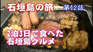 石垣島旅行　2泊3日で食べた石垣島グルメ全部　石垣牛ハンバーガー、石垣牛焼肉など