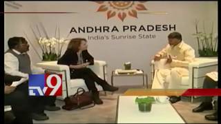 AP CM Chandrababu meets Microsoft CEO Satya Nadella - TV9