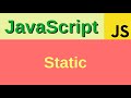 Static properties and methods - Basic JavaScript Fast (27)