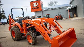 A Quick Look: Kubota L2501, LA525 Loader and BH77 Backhoe!
