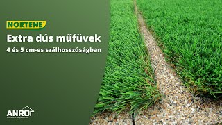 Új típusú műfüvek: extra dús műpázsit 4 cm és 5 cm magas kivitelben a Nortene-től!