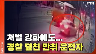 [에디터픽] 음주 차량, 또 경찰 치고 도주...\