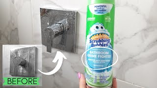 Say Goodbye to Water Spots with Scrubbing Bubbles Bathroom Grime Fighter - Review