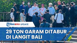 Antisipasi Hujan saat KTT G20, TNI AU dan BMKG Taburkan Garam sebanyak 29 TON di Langit Bali